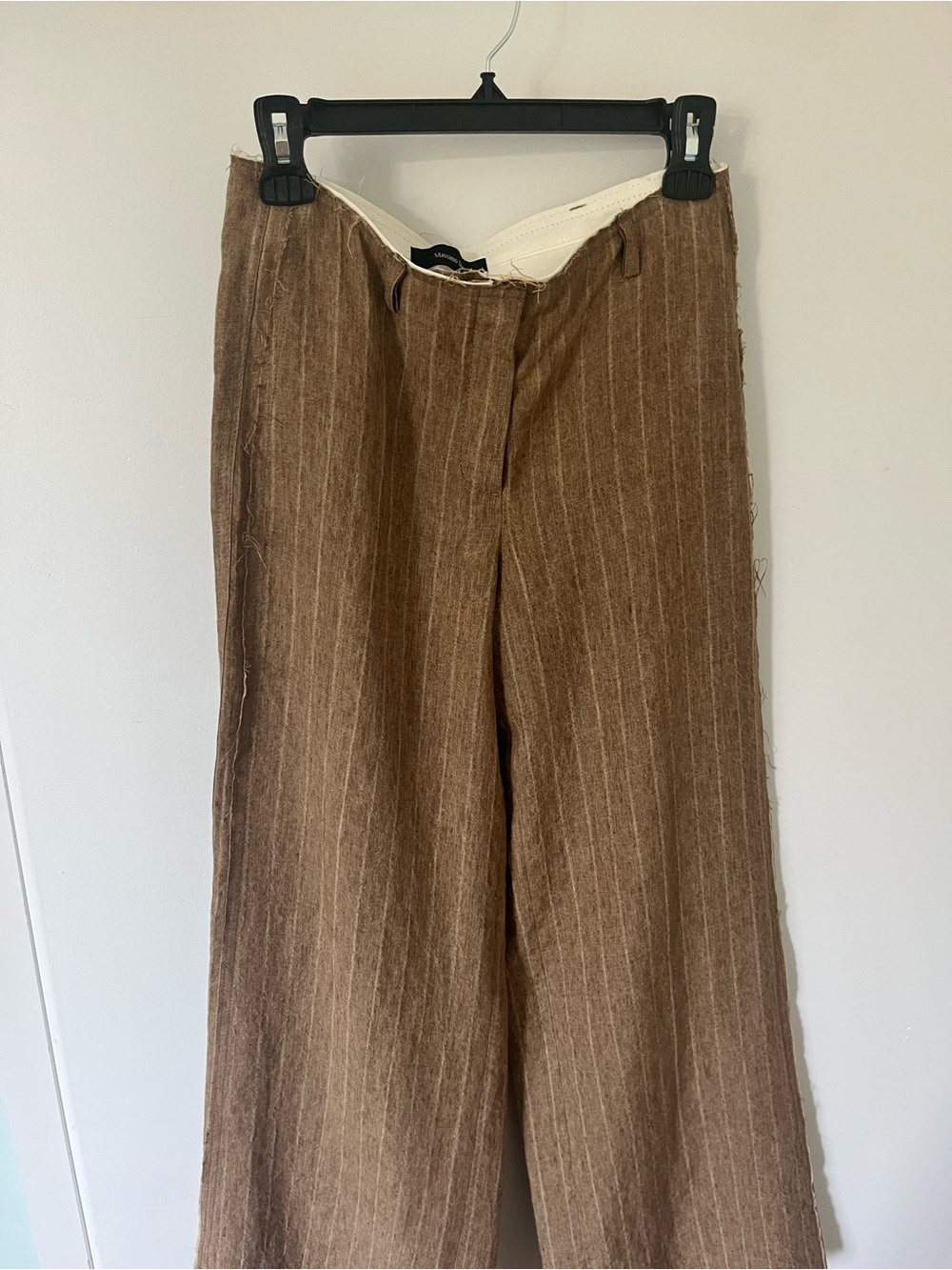 NEW w/o TAGS Massimo Dutti Linen Blend Trousers